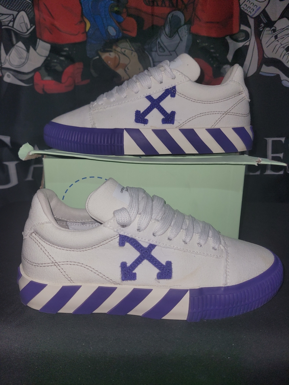 Off-White Brand Casual Women’s Canvas Trainers
